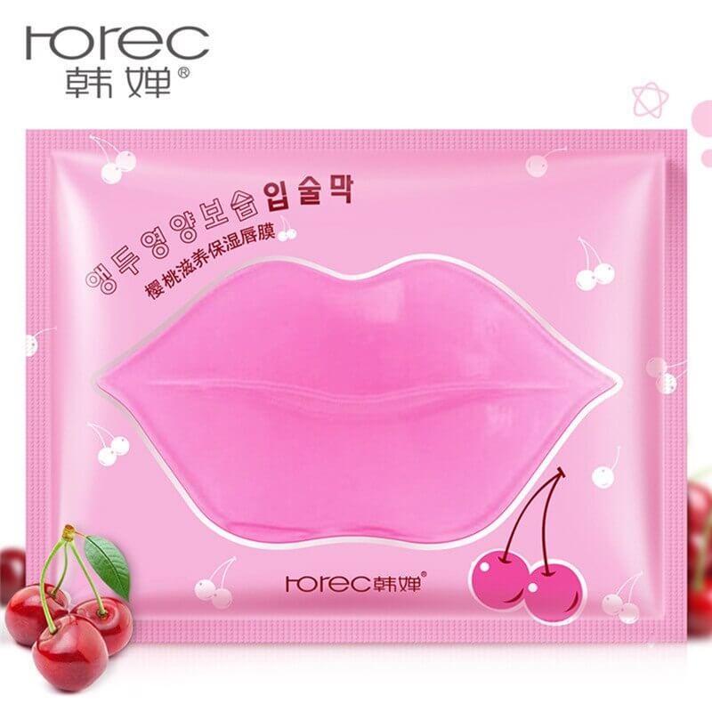 Увлажняющая маска для губ с экстрактом вишни - Rorec