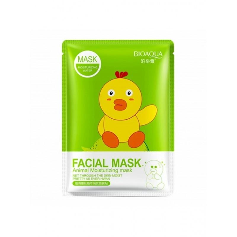 Маска с эссенцией коллагена и граната Bioaqua Facial Animal Moisturizing Mask  30г.