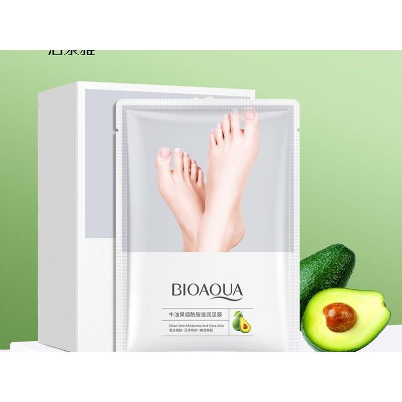 Увлажняющая маска для ног Bioaqua авокадо Niacinamide